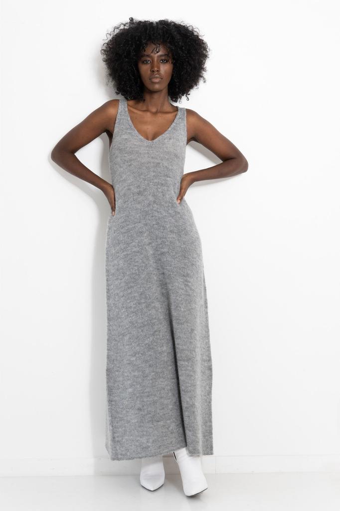 Long wool dress gray 36/38
