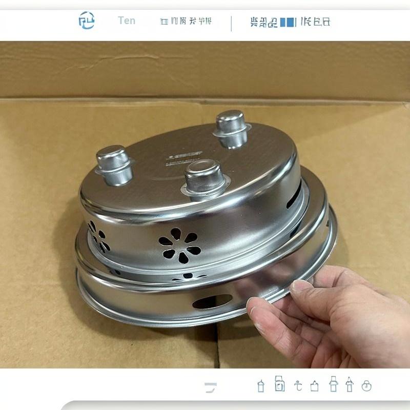 Portable Stainless Steel Alcohol Stove With Temperature Control Camping Stove Picnic Cooking Durable Structure
