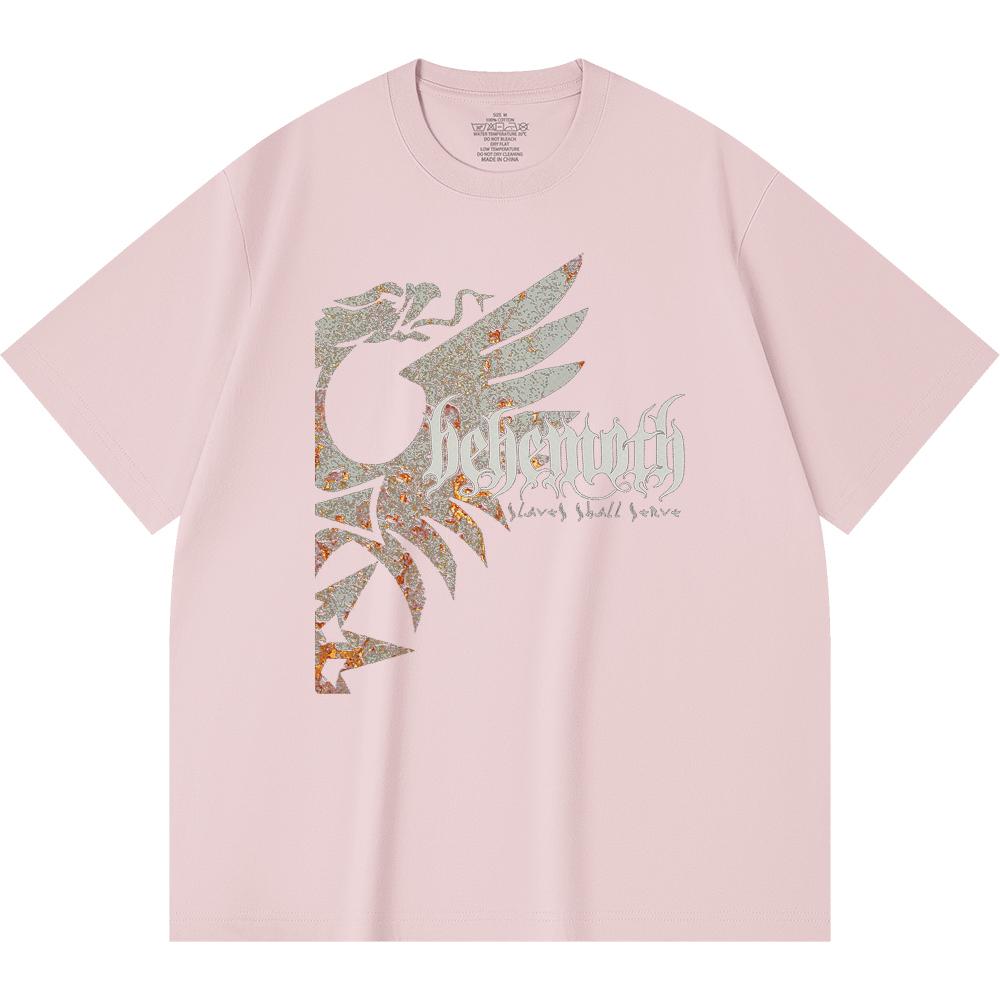 230 g/m² 100% Bavlna T-shirt Heavy Metal Rocková Kapela Tisk Populární Hudby Unisex Těžký Bavlněný T-shirt