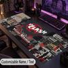 Large Mouse PadThe Cure Custom Name Text Personalized Desk Mat Non Slip Gaming Pad