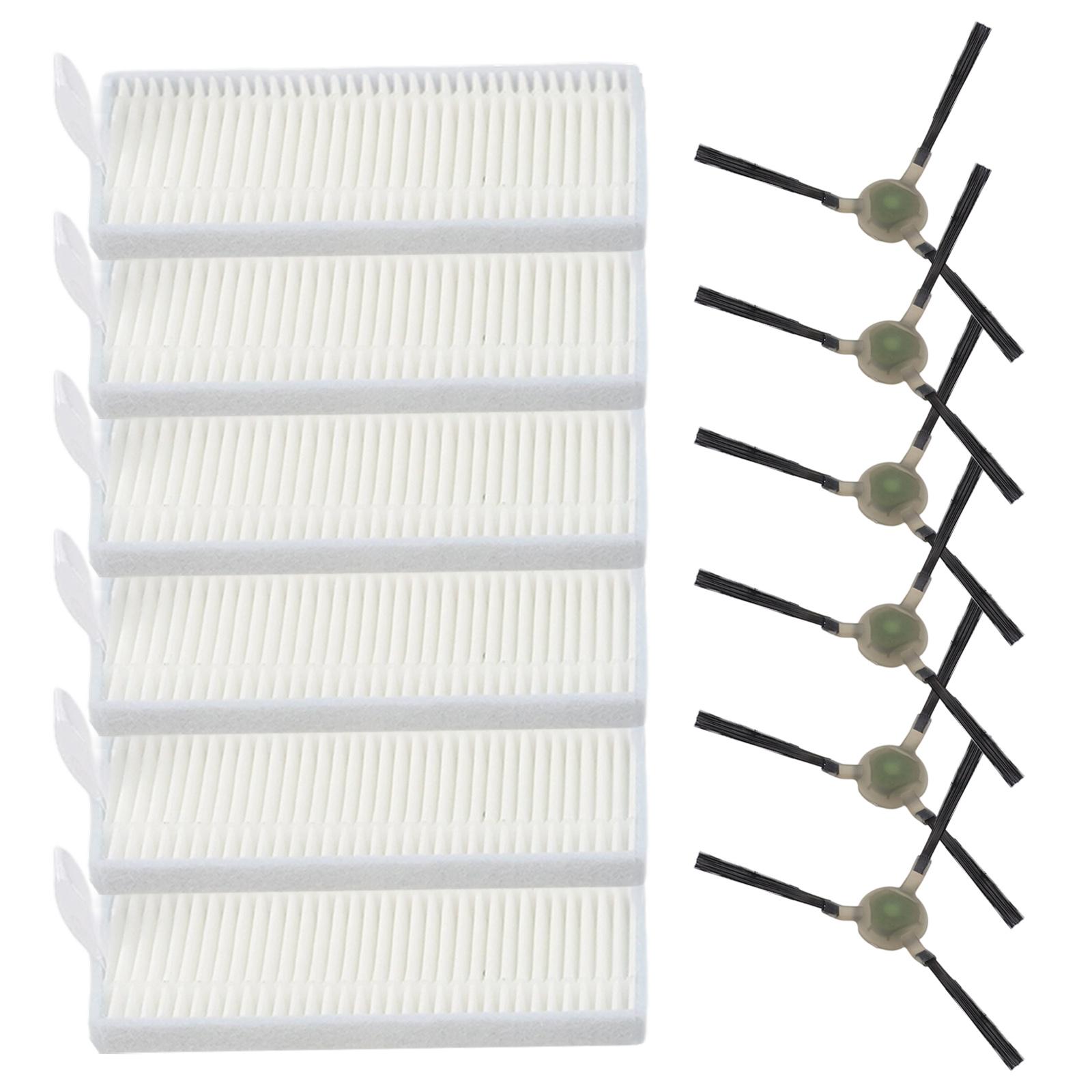 

6 комплектов Фильтров Боковая щетка Для Робота-пылесоса Lefant M330/M330 Pro Запчасть Инструменты для уборки дома Боковые щетки