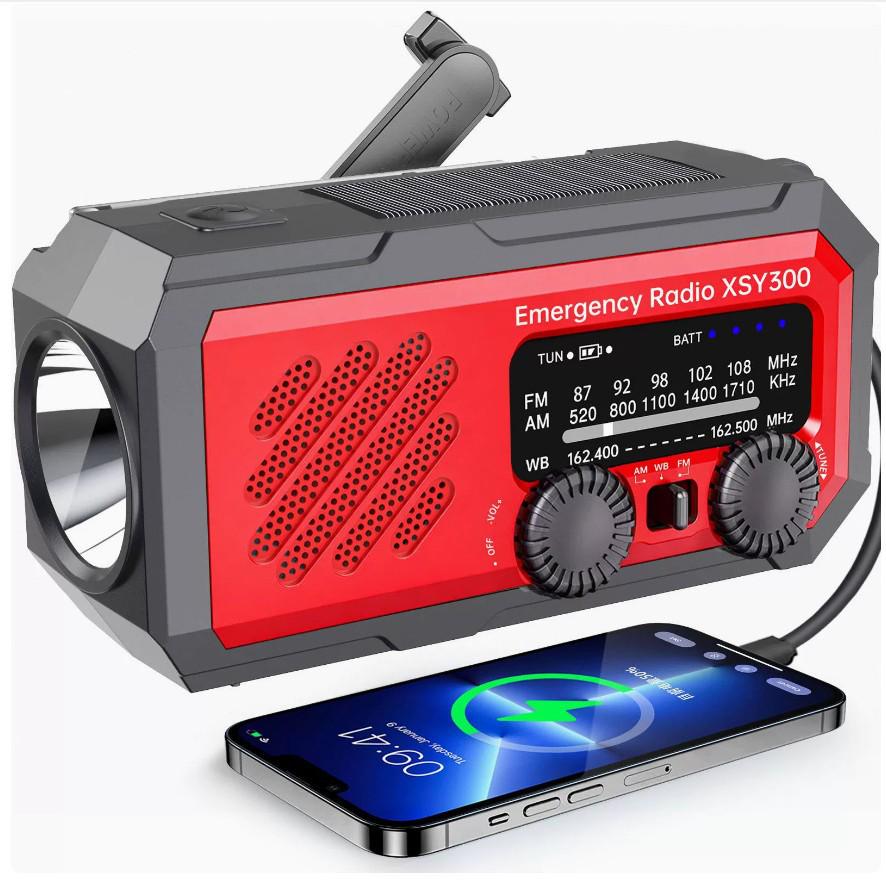 Multifunctional Outdoor Emergency Flashlight Radio