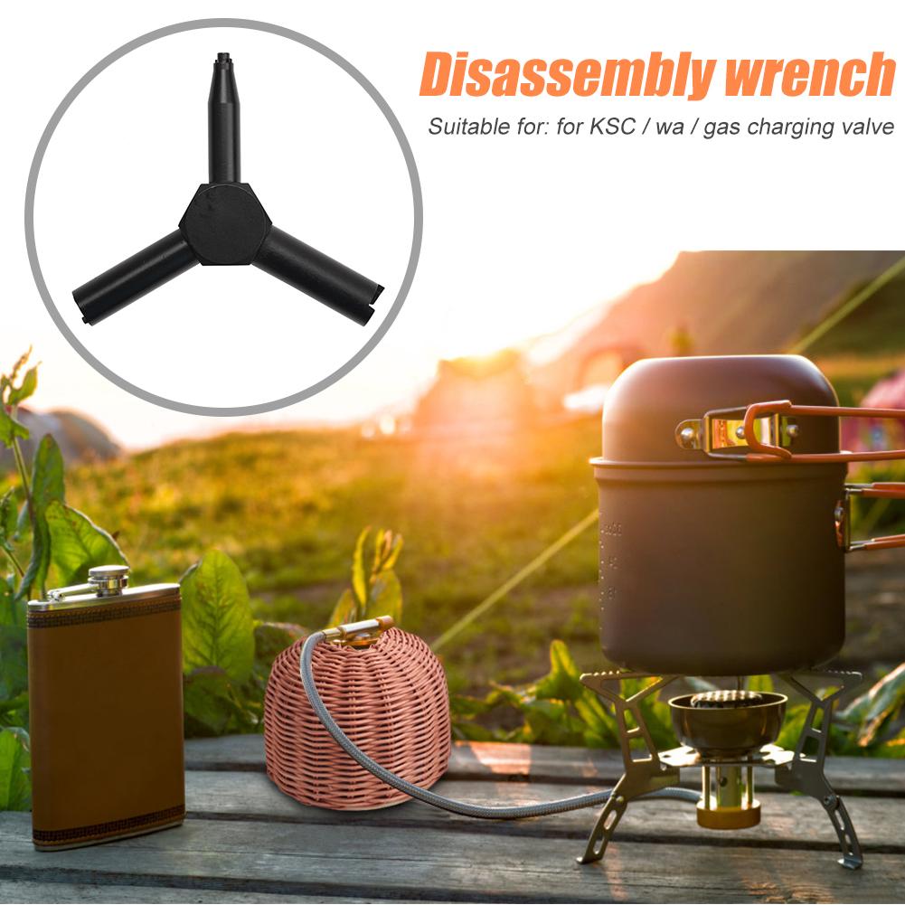 Key Removal Tool Tough Easily Carrying Stainless Steel Valve Lightweight Tools for KSC WA Disassemble Value Gas Wrench