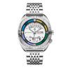 Imitation mechanical watch men's dial double calendar Fens men's classic men's quartz watch