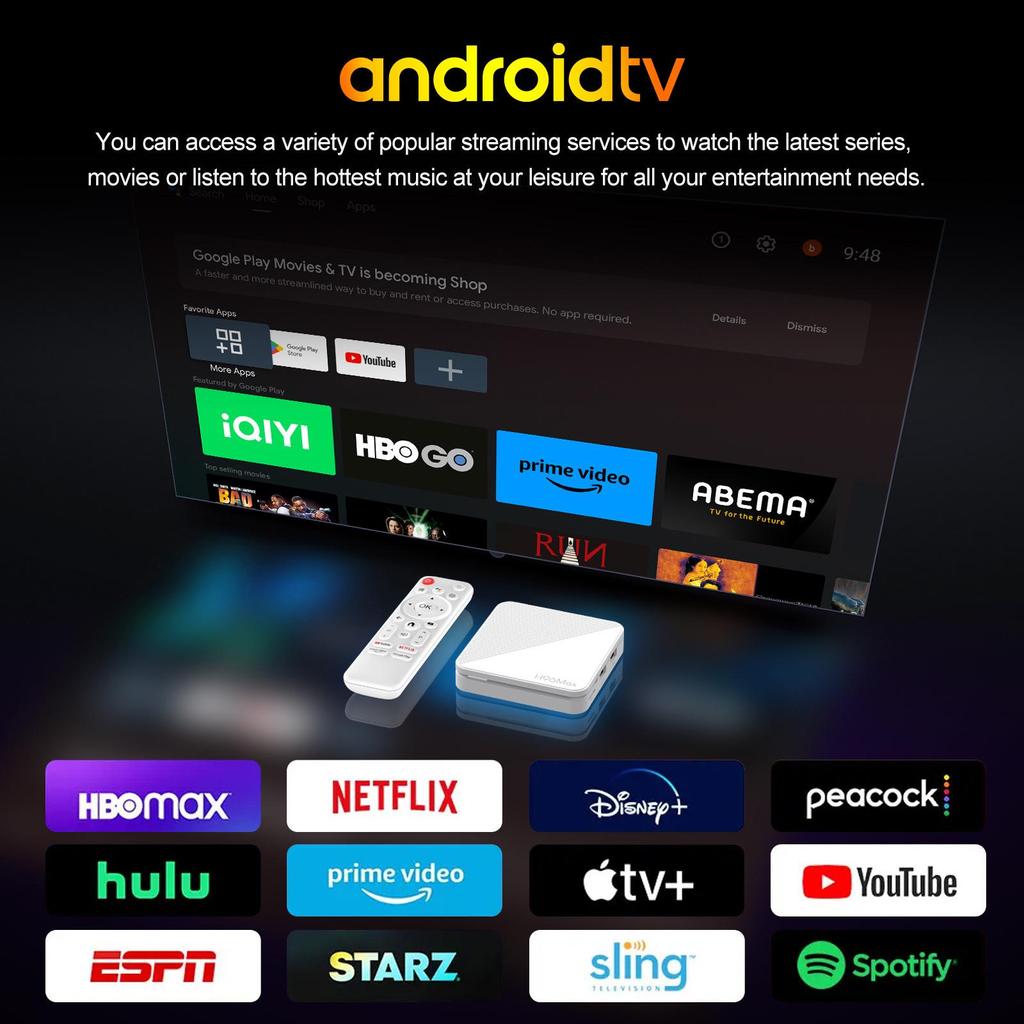 H96Max Android 14.0 TV Stick 4K 1080P WiFi 6 2.4/5.8G Chytré TV Sticky pro Google YouTube NETFLIX Síťový Přehrávač Médií TV Dongle