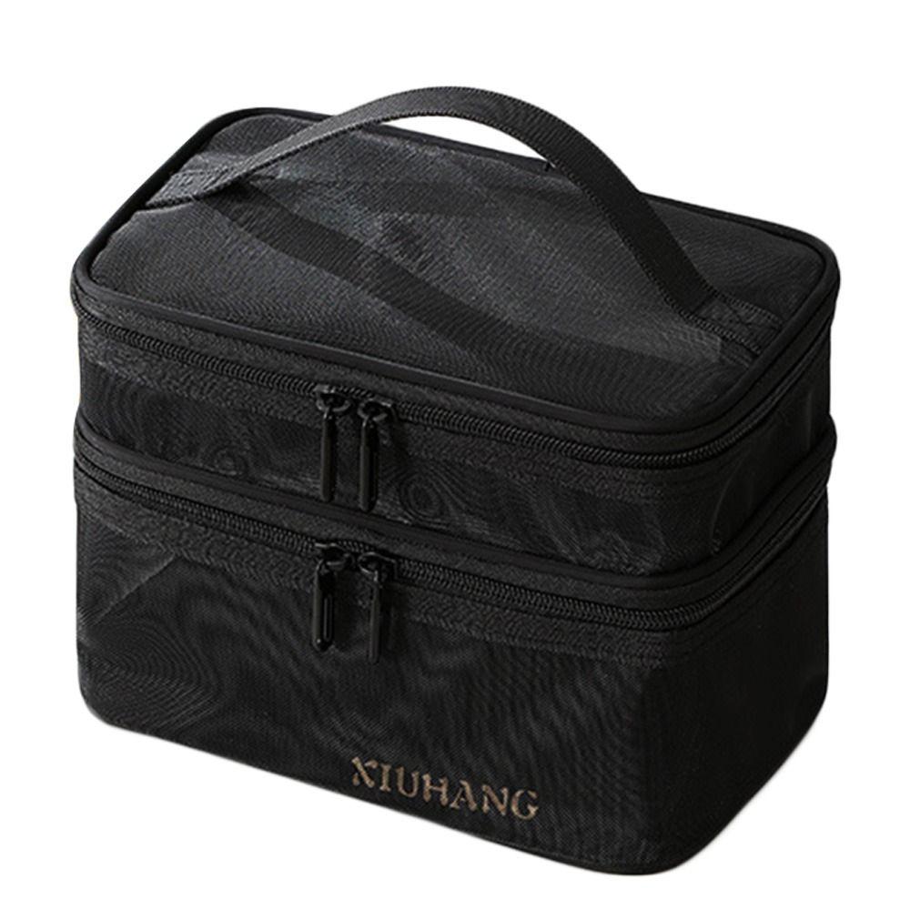 Organizer Portable Makeup Case Makeup Bag Travel Cosmetic Bag Toiletry Bag Large Capacity