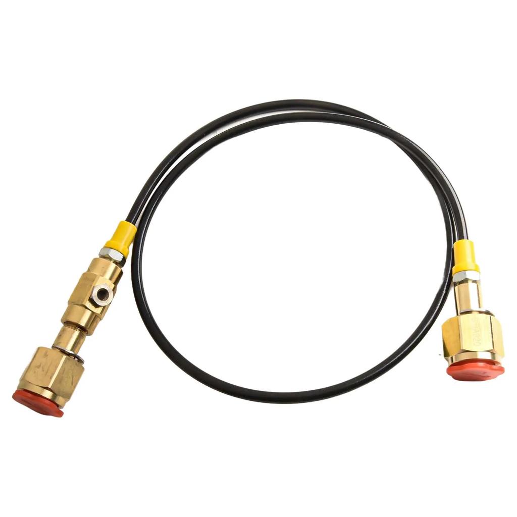 Large Tank Refill Station Charging Adapter Converts 36 Inch Hose CGA320 to CGA320 for High Pressure Applications
