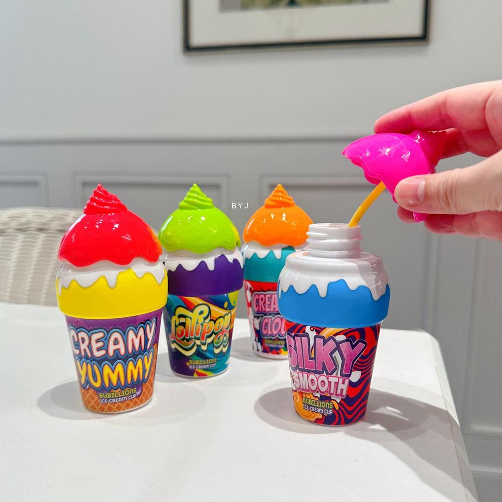 Adorable Spill-Proof Bubble Bottle Toy for Kids - Summer Outdoor Fun