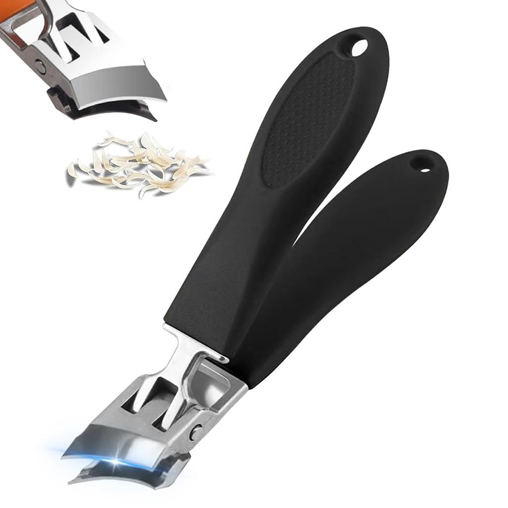 Wide Jaw Toenail Clippers, 2026 New Wide Jaw Opening Slanted Nail Clippers For Ingrown Nails, Long Handle Nail Clippers Nail For Thick Nails