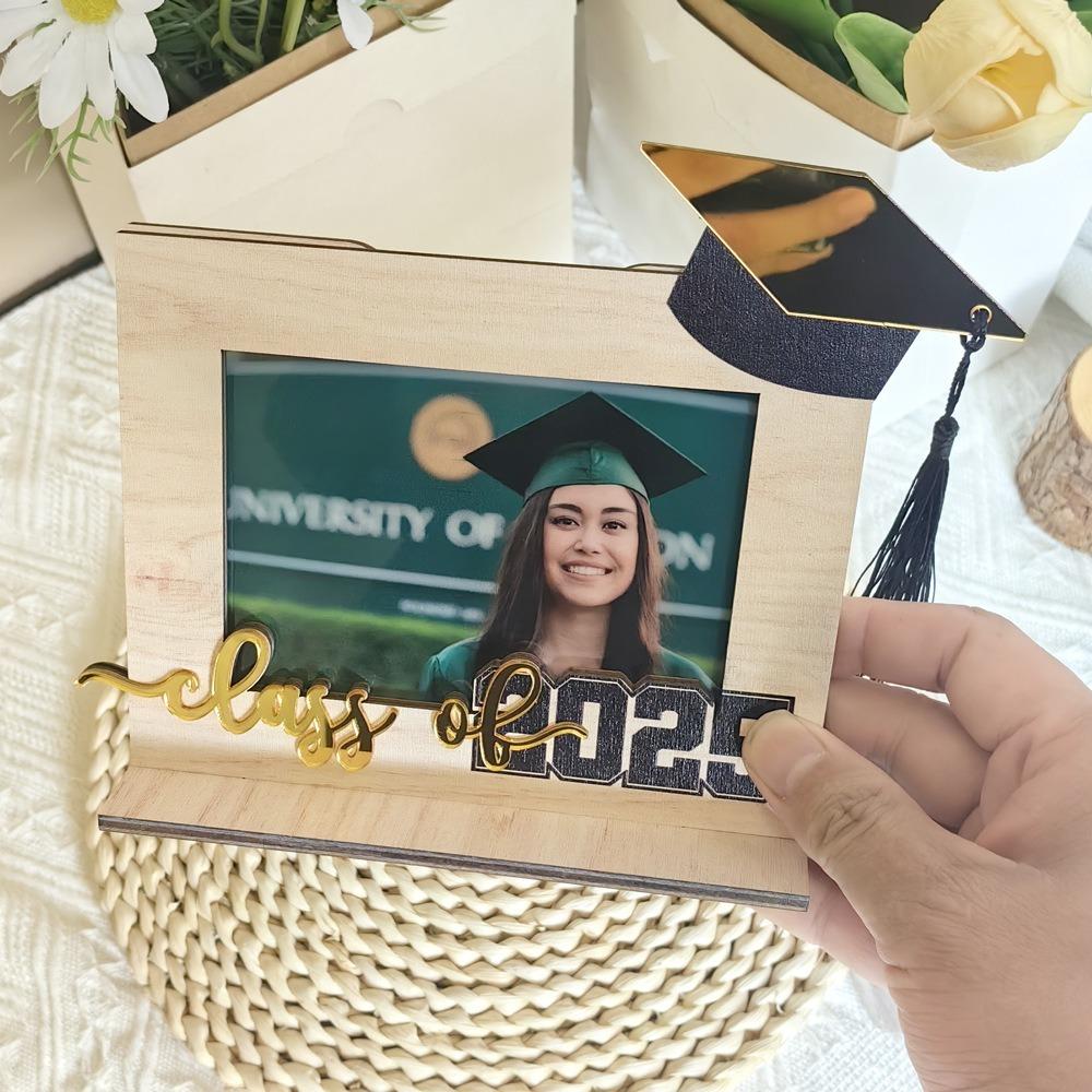 Festival Wooden Picture Frame Stand Graduation Season Picture Display Stand  Classmates