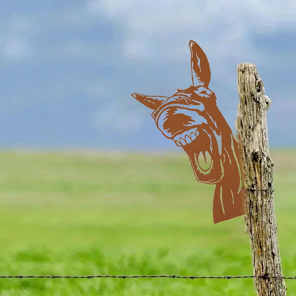 Элегантный силуэт железного осла. Превратите свой дом и сад в сказку с этим — фото 4