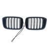 Kompatibel mit 2018-2021 BMW X3 G01 Dual Line Glänzend Schwarz LED-Kühlergrill