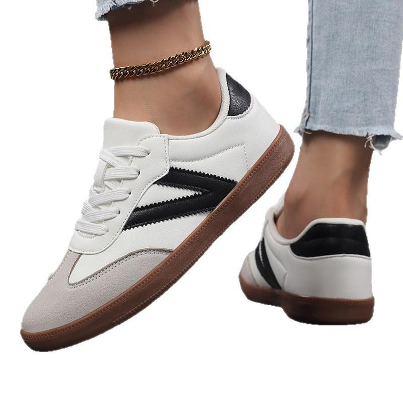 Große Größe Herbst und Winter neue lässige flache Schuhe Sport vielseitig ins Sports Board Schuhe Deutsches Training Damen