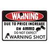 Funny Warning Sign Metal Sign Tin Sign Wall Decor No Trespassing Sign Metal Painting Wall Sticker Vintage Metal Tin Plate