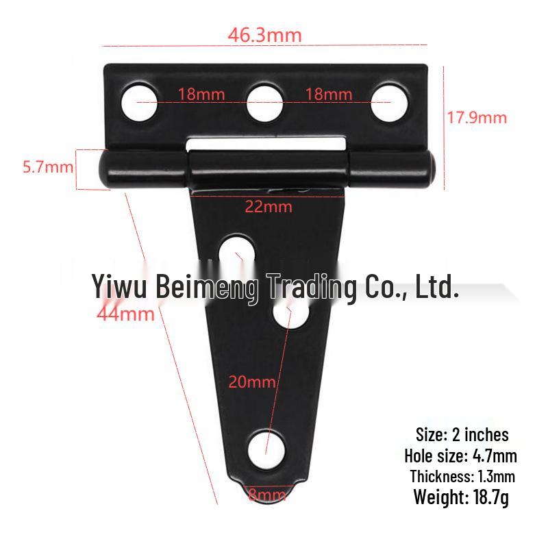 T-Hinge Shed Door Hardware: T-Type Hinge for Wooden Fence & Barn Door