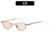 Foldable metal glasses, oval rhinestone-embellished sunglasses—ideal for outdoor travel and street-style looks.