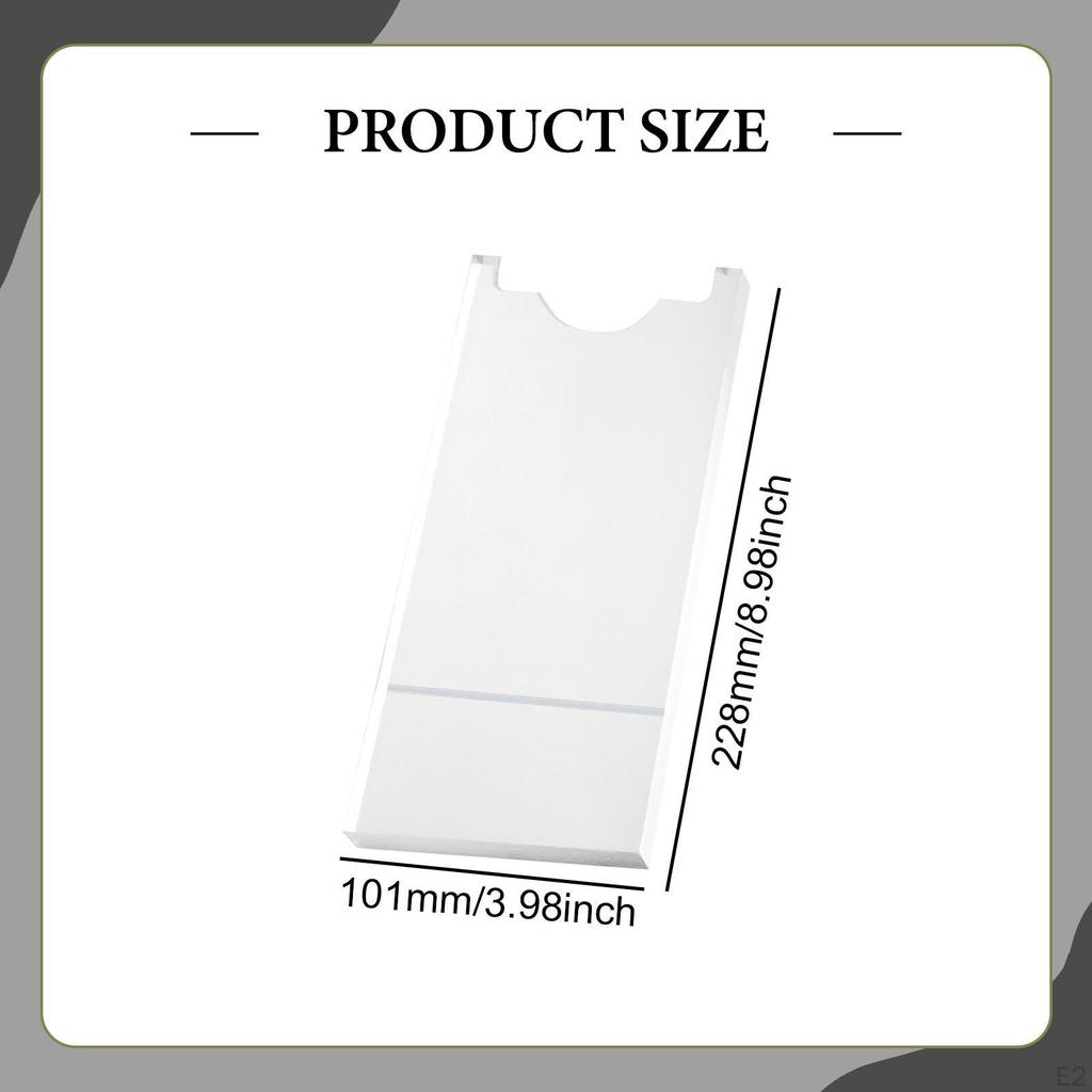 Furniture Wall Spacer Protect Curtains & Picture Frame Clear Prevent Sliding