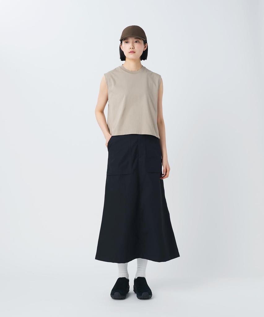 OG Mercerized Sleeveless Sleeveless French Sleeve GREIGE 1 [Snow Peak] T-Shirt CS-26SW001 T-Shirt Women's