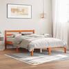 VidaXL Bed Frames Cherry Brown 120x200 Cm Solid Pine Wood 844144