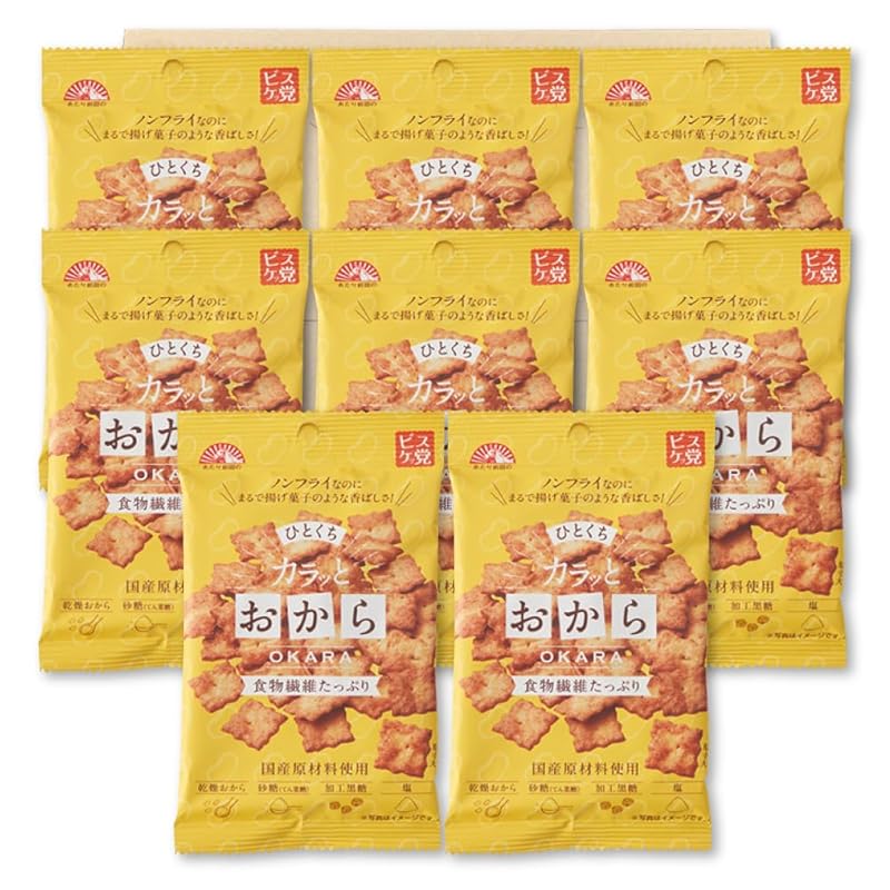 

Maeda Seika A bite Crisp Okara 38g x8 bag set PSJBOX around Maeda snack sweets