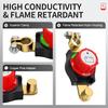 Battery Disconnect Switch 275A Top Post Car Battery Cut Off Switch 12-48V On/Off Heavy Duty Disconnect Shut Off Switch For RV Marine Boat