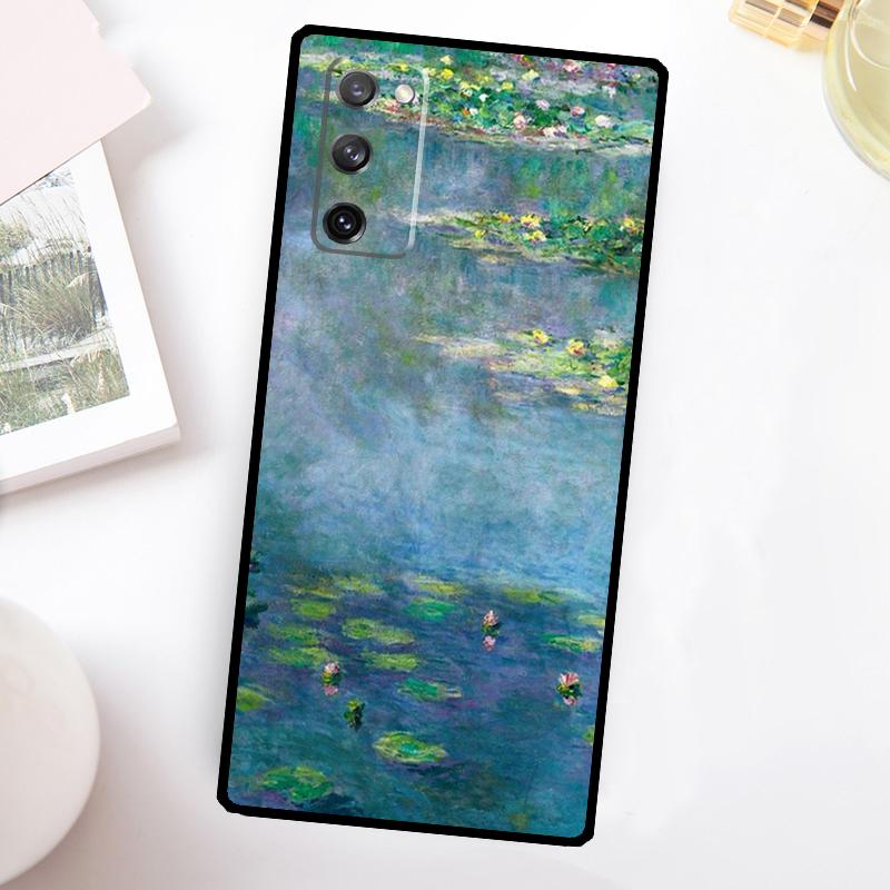 Claude Monet Kunst Malerei Handyhülle Für Samsung Galaxy S23 S24 Ultra S22 S20 S21 FE Note 20 10 S8 S9 S10 Plus Hülle
