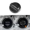 Black Hard Carbon Fiber Side Fuel Tank Cap Sticker For Chevrolet Camaro 10-15