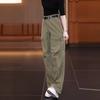 Fashion retro loose casual overalls women's 1116 summer thin high-waisted thin versatile drape straight-leg pants