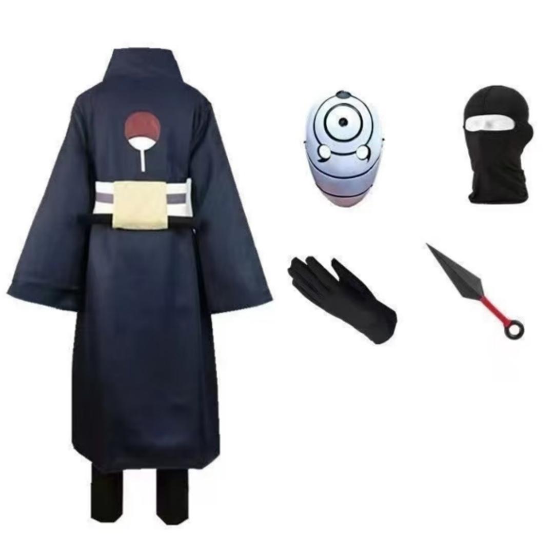 Uchiha Obito Anime Cosplay kostīmi Helovīna