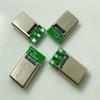 2/10 Sets PD 3Wire Charging Head 3Pin Male Type C Laptop Connector 3Solder Joint CC Pin CTOC5 With Capacitor Notebook Adapter