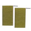 HEPA Activated Carbon Air Filter Auto Air Conditioner Filter Element Replacement Kit Cabin Air-Filters For Tesla Model 3 Model Y