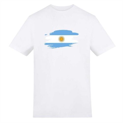 AWD Herren T-Shirt mit kurzem Ärmel und argentinischer Flagge