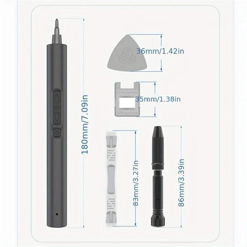 50 in 1 Multi-function Electric Screwdriver Set Precision Repair Tools Magnetic Phillips Torx Screw Driver Bits for iPhone PC