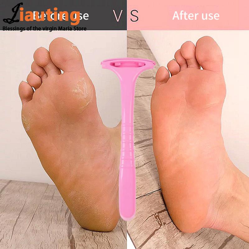 Professional Handle Dead Skin Calluses Removal Scraper Feet Care Nursing Plastic Portable Pedicure Massage Tool Beauty-health