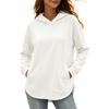 Damen Mode Hoodie mit Taschen, Bequemer Pullover