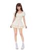Y2k Kawaii Cute Bandage Mini Dress Sweet Girls Japanese Harajuku Cake Party Short Lolita Dresses Fashion