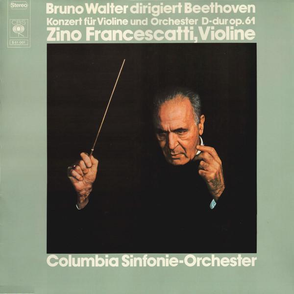 

LP Record LUDWIG VAN BEETHOVEN BRUNO WALTER Konzert Fr Violine Und Orchester D S61001 1972 Germany Classical Used