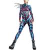 New Women's Clothing Diablo Digital Printing Button Hand Skinny Elastic Women's onesie