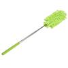 Telescopic Duster Handheld Dust Remover Stainless Steel for Floor Desk Cabinet Cupboard Cleaning Green