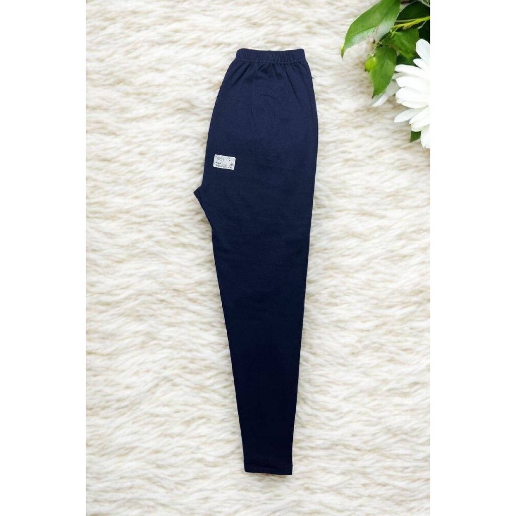 Unisex Black Winter Tights With Racker Comfortable Soft Mesh Thick Underwear Tights Black