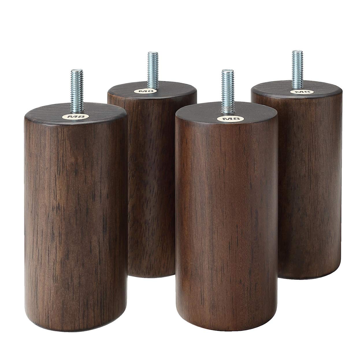 

Дерев яний набір MUJI з 4 ніжок, 12 см/коричневий (М8) коричневий