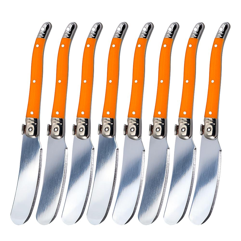 8Pcs Colorful Cheese Knife Set Butter Spatula Knife Cheese slicer Cream Jam spreader Dessert cutting knife Baking tool