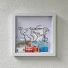 Caja de recuerdos de aventuras transfronterizas: Caja de almacenamiento, porta postales, alcancía, caja de mapas, marco de fotos.