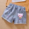 Disponibile: Pantaloncini di jeans da bambina 2025 - Nuovo stile per bambini e ragazzi, Capospalla sottile per bambine