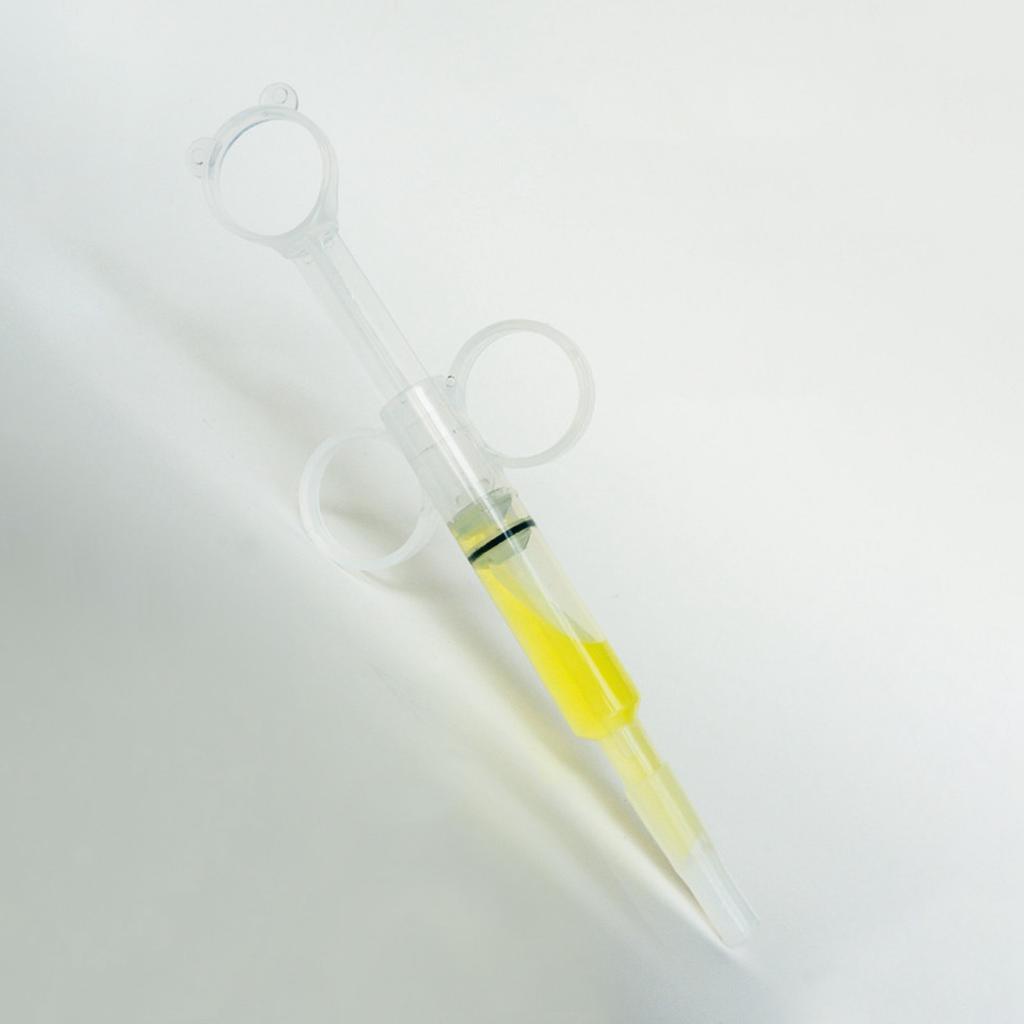 Pet Medicine Syringe Soft Tip Safe Wet Dry Use Dog Cat Tablet Feeder with Scale for Milk Water