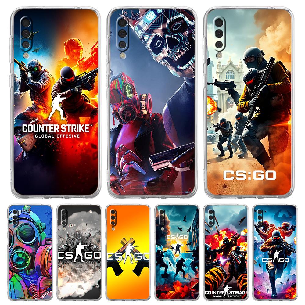 Counter Strike CS GO Hot Game Transparent Phone Case for Samsung Galaxy A16 A14 A12 A22 A24 A42 A02 A03S A06 A30 A40 Soft Cover