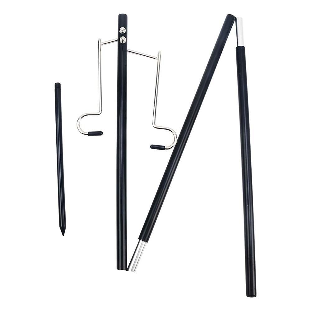 Polyester Folding Lamp Stand Adjustable Portable Lantern Holder Camping Lamp Rod Travel