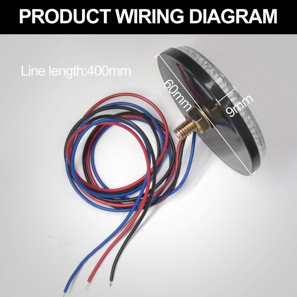 X-STYLE Reflector Motorcycle LED Reflector Car 24 Row Side Marker Lamp Turn Signal