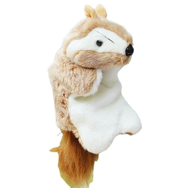 And Soft Squirrels Mice Hand Puppet With Short Fur For Learning Childrens