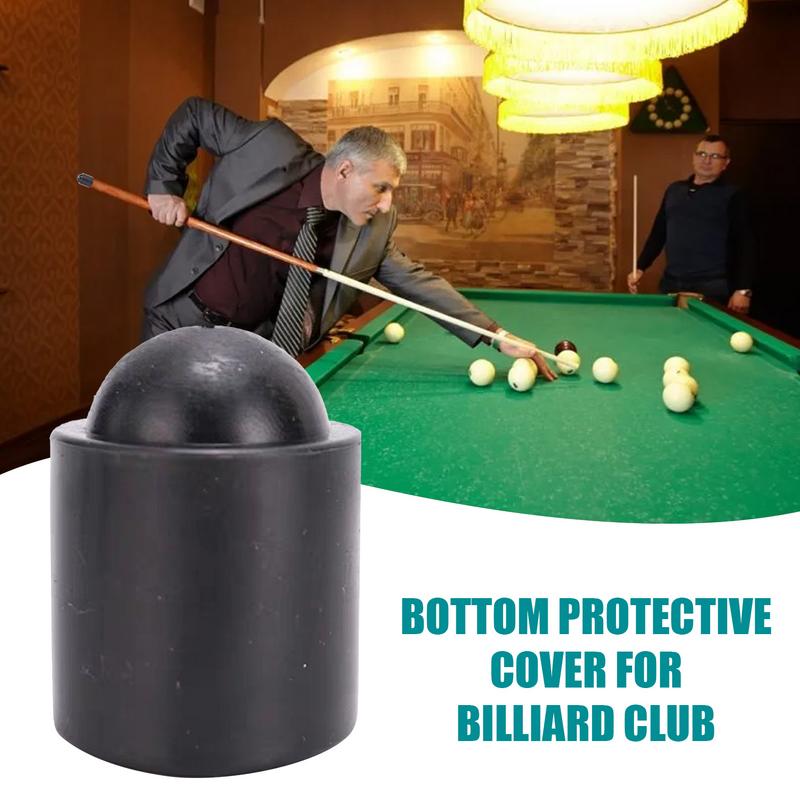 Pool Cue Bottom Cover Billiard Stick Tail Rubber Sleeve Great Fit Absorber Tool for Billiard Novice Professions Enthusiasts